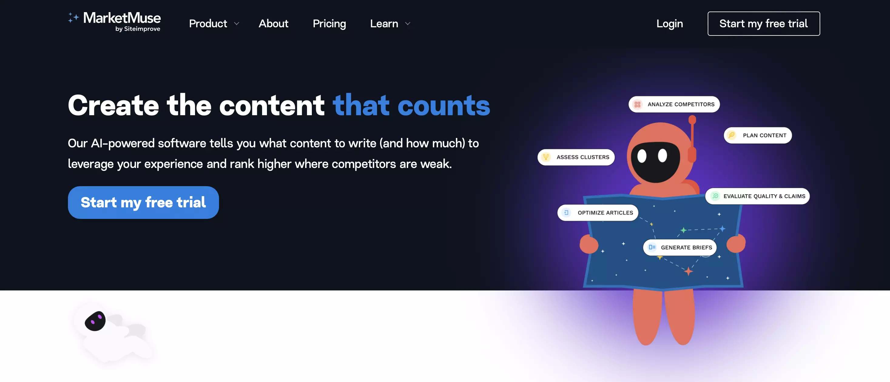 MarketMuse-Website-Screenshot Bild: MarketMuse-Website-Screenshot